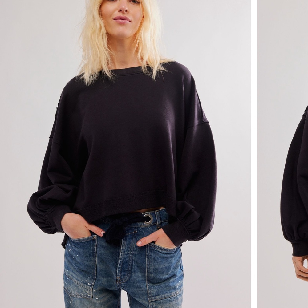 Free People Trish Crewneck